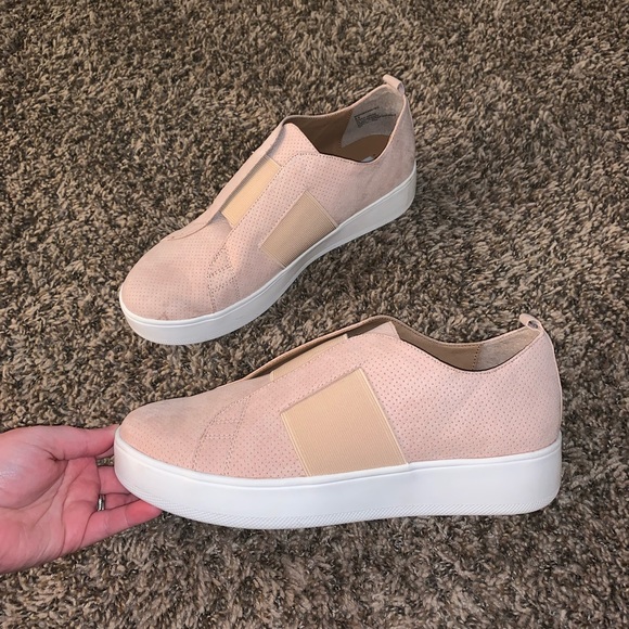 NEW Steve Madden Pink Suede Sneakers Size 9.5 - Picture 1 of 7